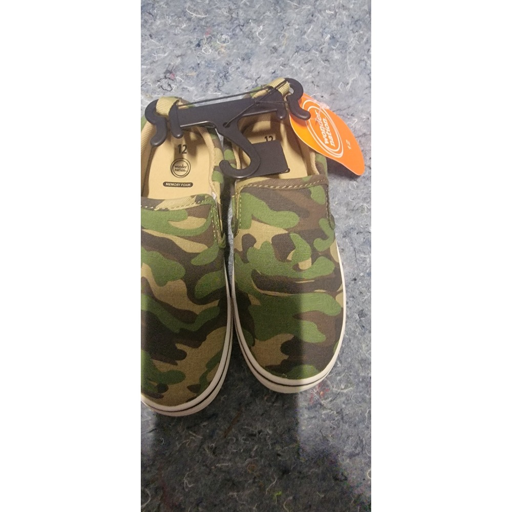 Better Cotton Mass Balance BT WN Cas Slip‎ On Camo Sneakers Size 12